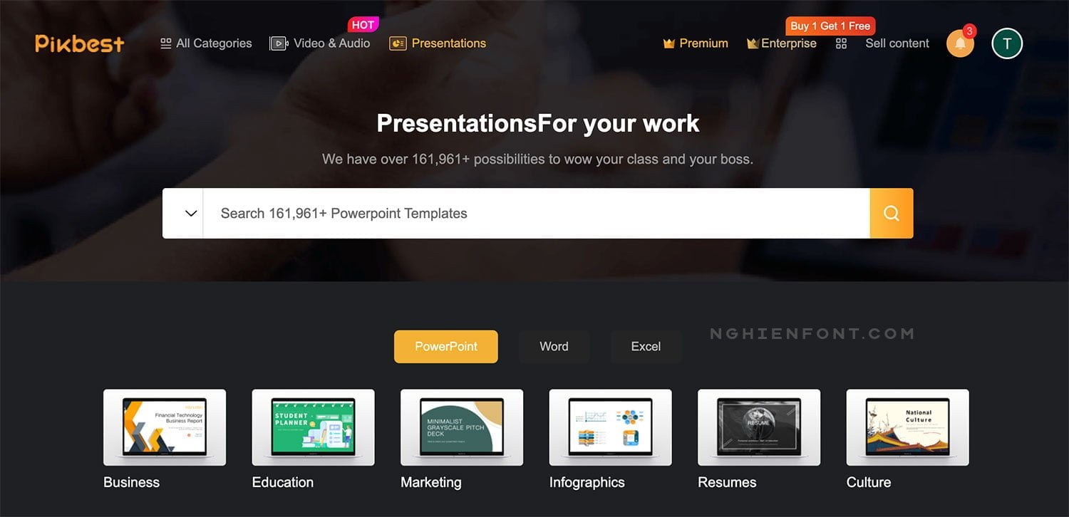 PowerPoint Template Pikbest
