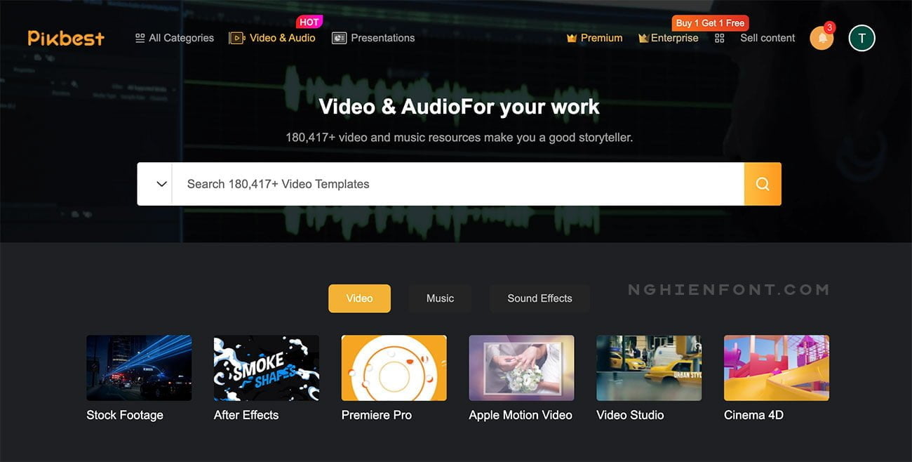 Video & Audio trên Pikbest