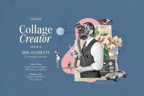 1200+ Vintage Collage Creator Vol. 2 - 7407111 8 1200 Vintage Collage Creator Vol 2 7407111