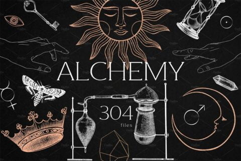 Alchemy. Magical Elements & Symbols 7121910 8 Alchemy Magical Elements Symbols 7121910