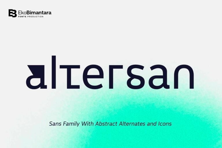 Altersan Font Family