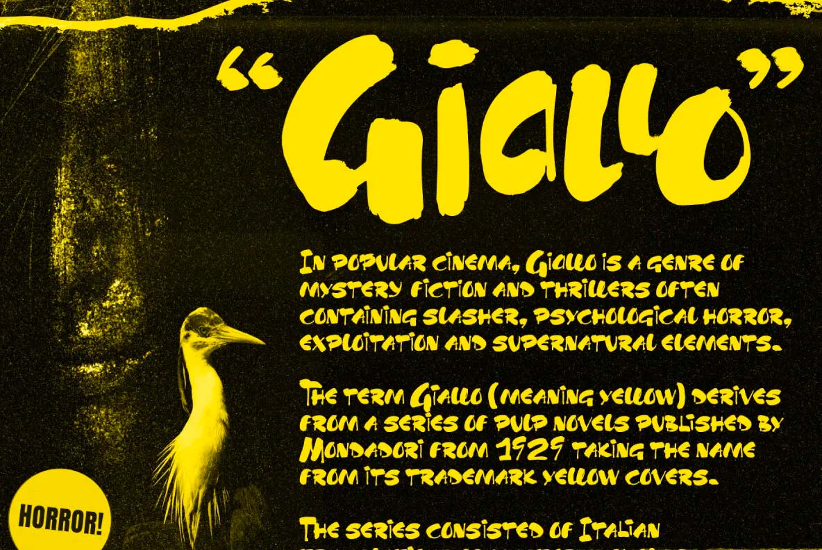 Cinema Macabre Font Family pic5