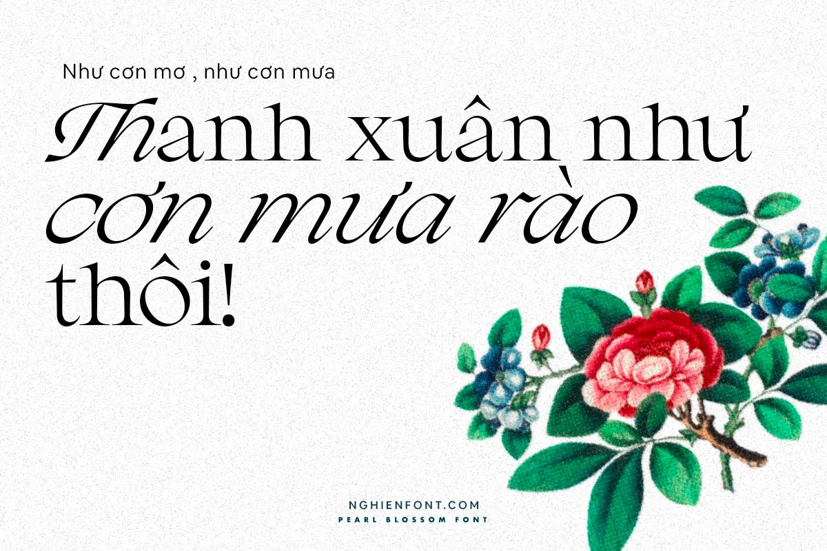 Font việt hóa BHN Pearl Blossom pic2