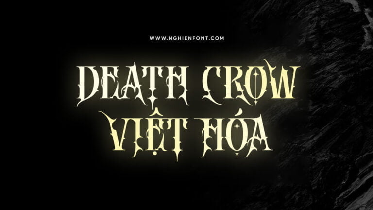 Font viet hoa DEATH CROW