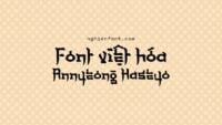 Font việt hóa LNTH A Annyeong Haseyo 36 Font viet hoa LNTH A Annyeong Haseyo 1