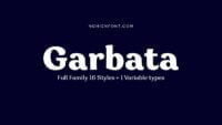 Garbata Font Family
