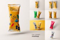 Ice Cream Packaging Mockup Design 13485901