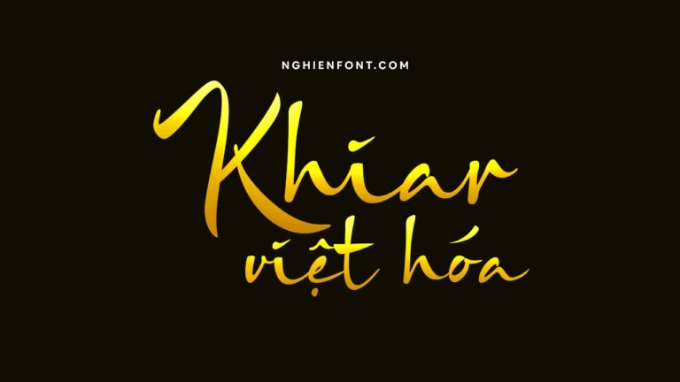 LNTH Khiara Script font viet hoa