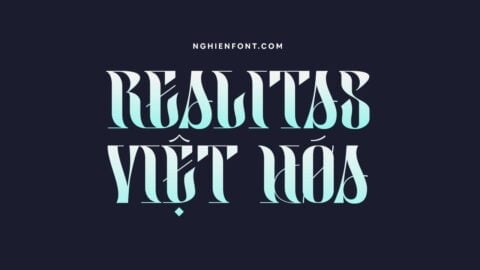 Font việt hóa LNTH Realitas - Font hiển thị đẹp mắt 26 LNTH Realitas font viet hoa