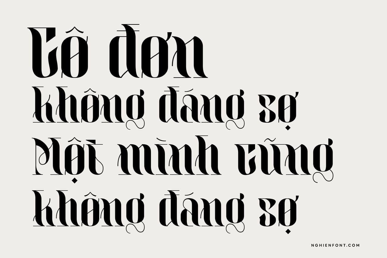 Font việt hóa LNTH Realitas pic1