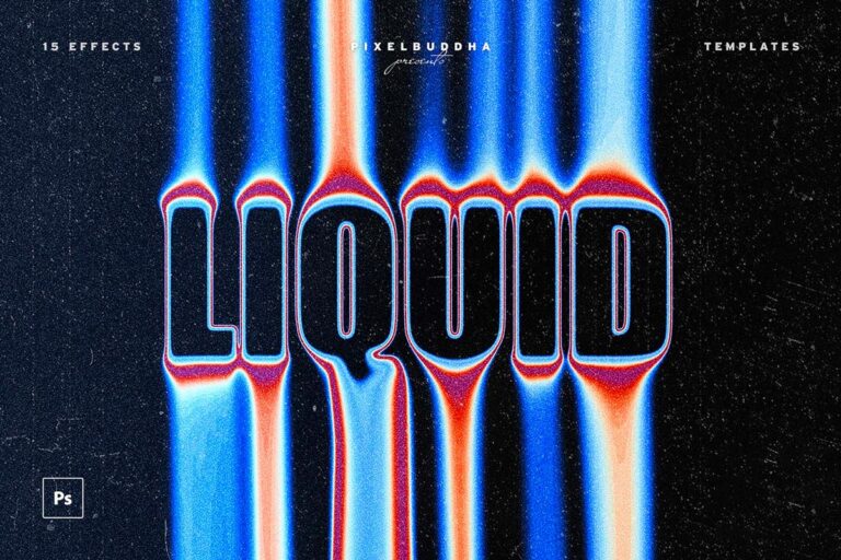 Liquid Text Effects Collection Free Download 18 Liquid Text Effects Collection Free Download