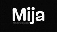 Mija Font Family Free Download pic1