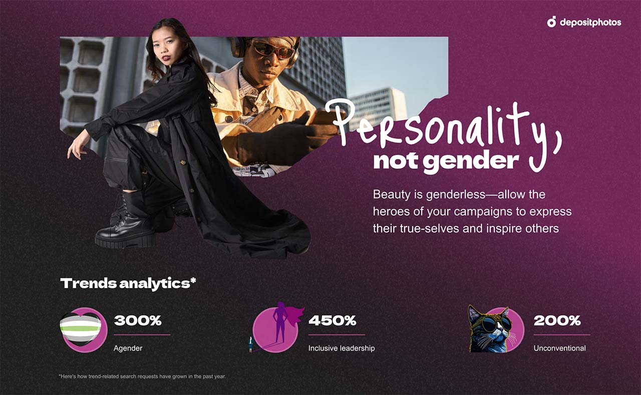 Personality, not gender - Tập trung vào tính cách, không phải giới tính