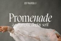Promenade A Calligraphic Serif Font