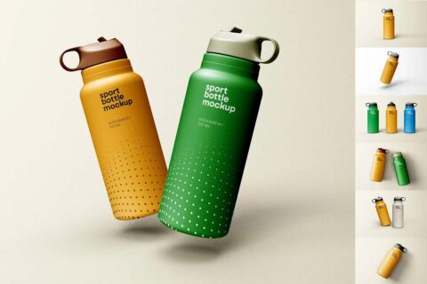 Sport Water Bottle Mockup 14971115 Free Download