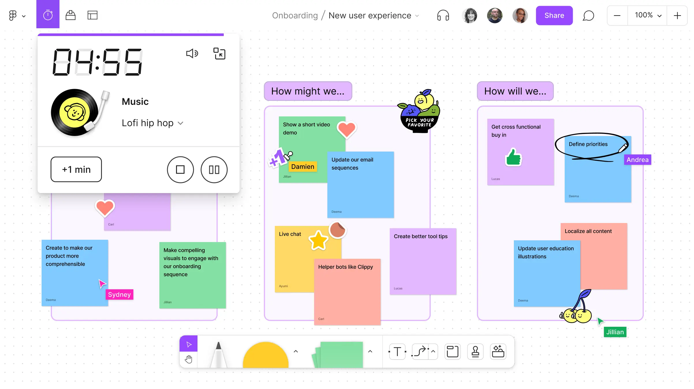 Whiteboarding with FigJam