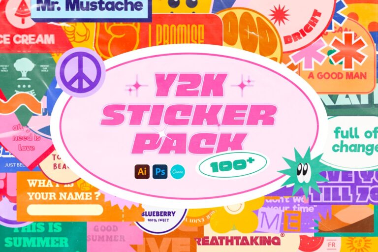 Y2K Sticker Pack 7009297