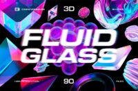 Fluid Glass 3D Shapes 42165729