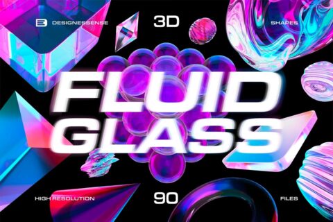Fluid Glass 3D Shapes 42165729 18 Fluid Glass 3D Shapes 42165729