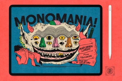 Monomania Liners for Procreate, Photoshop 10861089 32 Monomania Liners for Procreate Photoshop 10861089