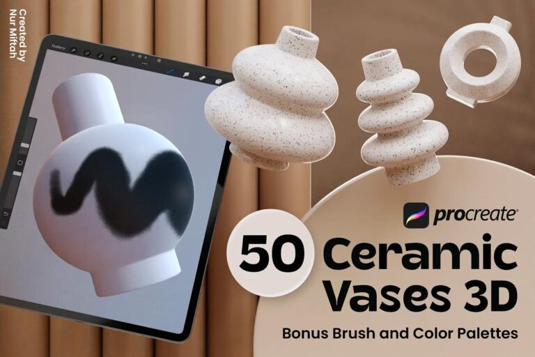 Procreate Ceramic Vases 3D 7244818 14 Procreate Ceramic Vases 3D 7244818