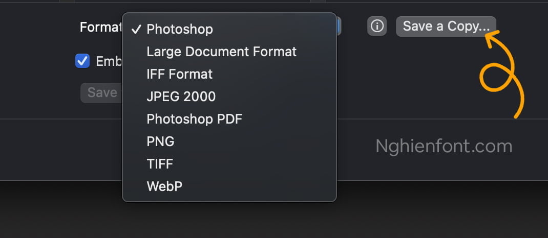 Save a Copy Photoshop