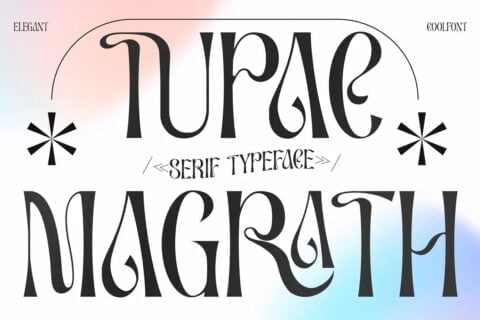 Tupac Magrath Display Serif Font 22 Tupac Magrath Display Serif Font
