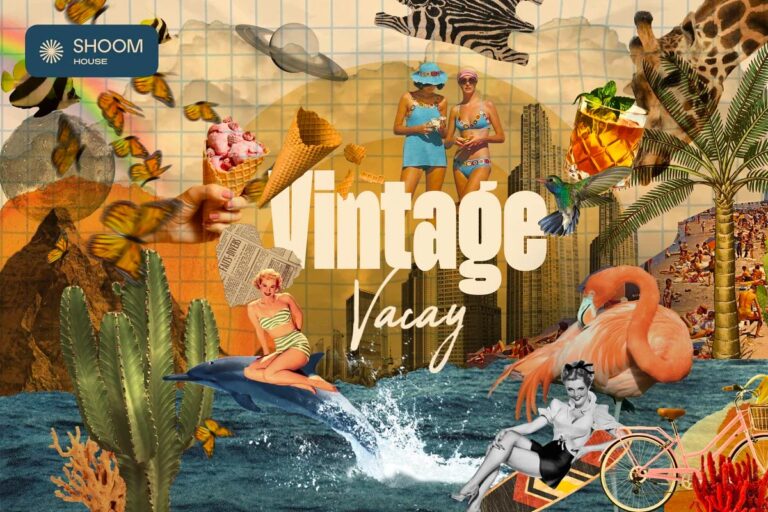 Vintage Vacay Collage 90 Elements 25407063