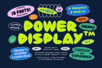 Power Display Font Family