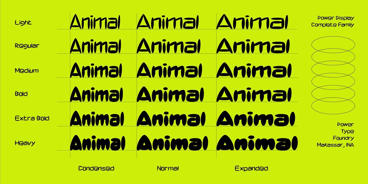Power Display Font Family pic3