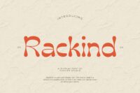 Rackind Unique Display Font Free Download