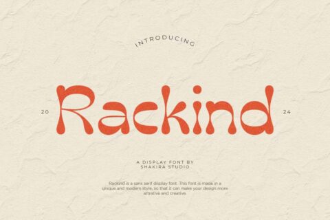 Rackind Unique Display Font 6 Rackind Unique Display Font Free Download