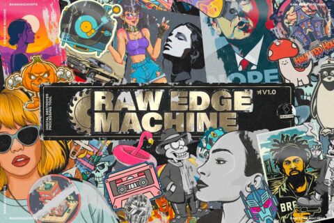 Raw Edge Sticker Poster Machine 91979477 18 Raw Edge Sticker Poster Machine 91979477