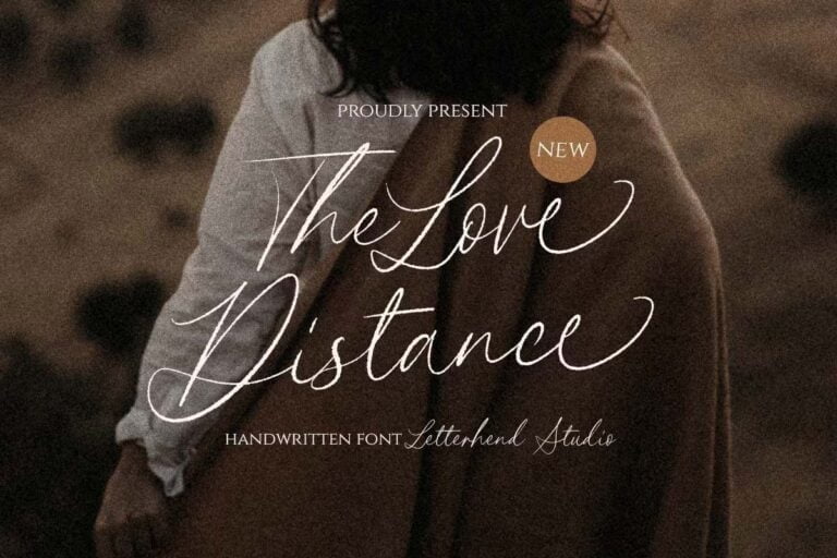 The Love Distance - Handwritten Font 11 The Love Distance Handwritten Font