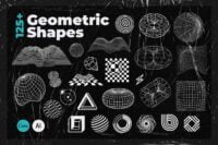 125 Abstract Futuristic Shapes 5618171