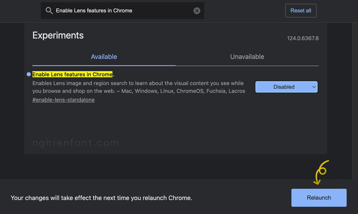 Disable Google Lens in Google Chrome 4
