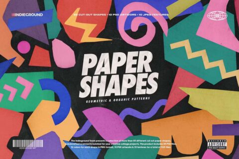Indieground Paper Shapes 7323751