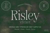 Risley Vintage Font Free Download