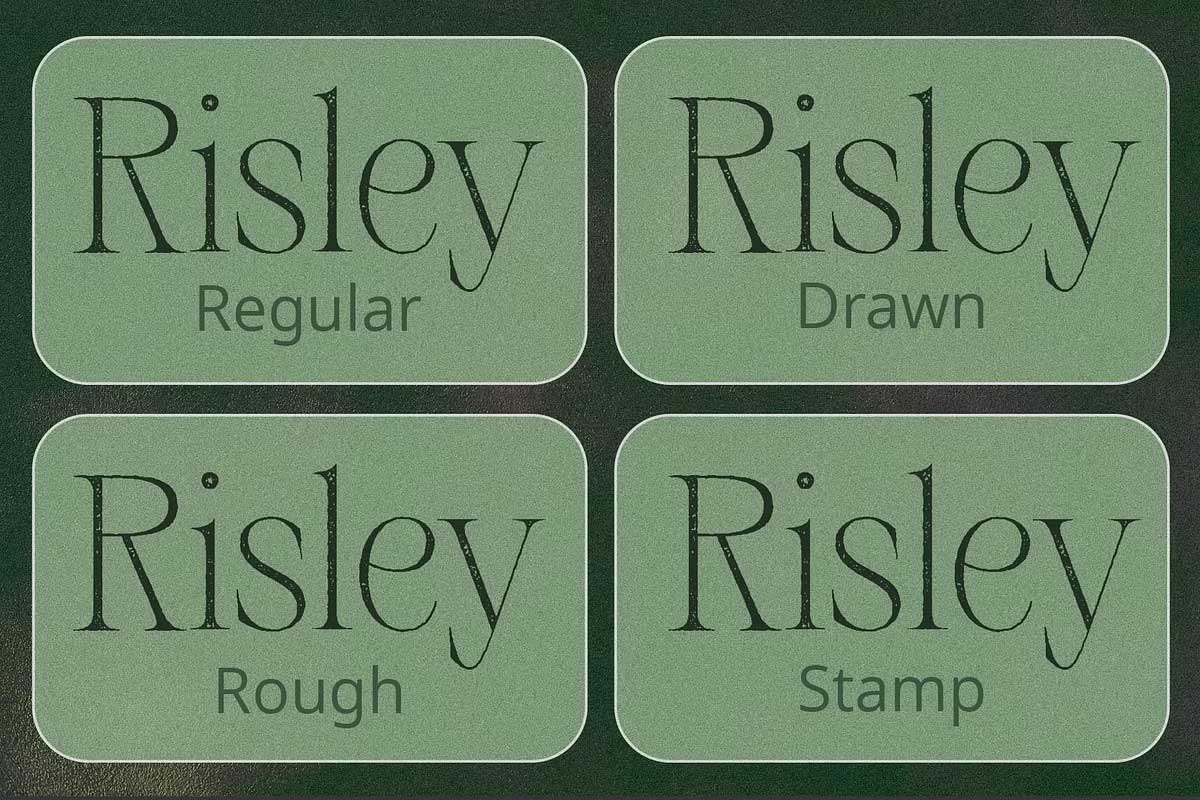 Risley Vintage Font pic4