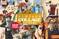 Vintage Collage Kit 2837 Elements 6685351