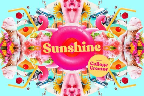 Sunshine - Retro Summer Cut-Outs 5897519 6 Sunshine Retro Summer Cut Outs 5897519