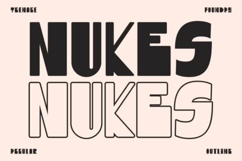 TF Nukes Font 10 TF Nukes Font Free Download