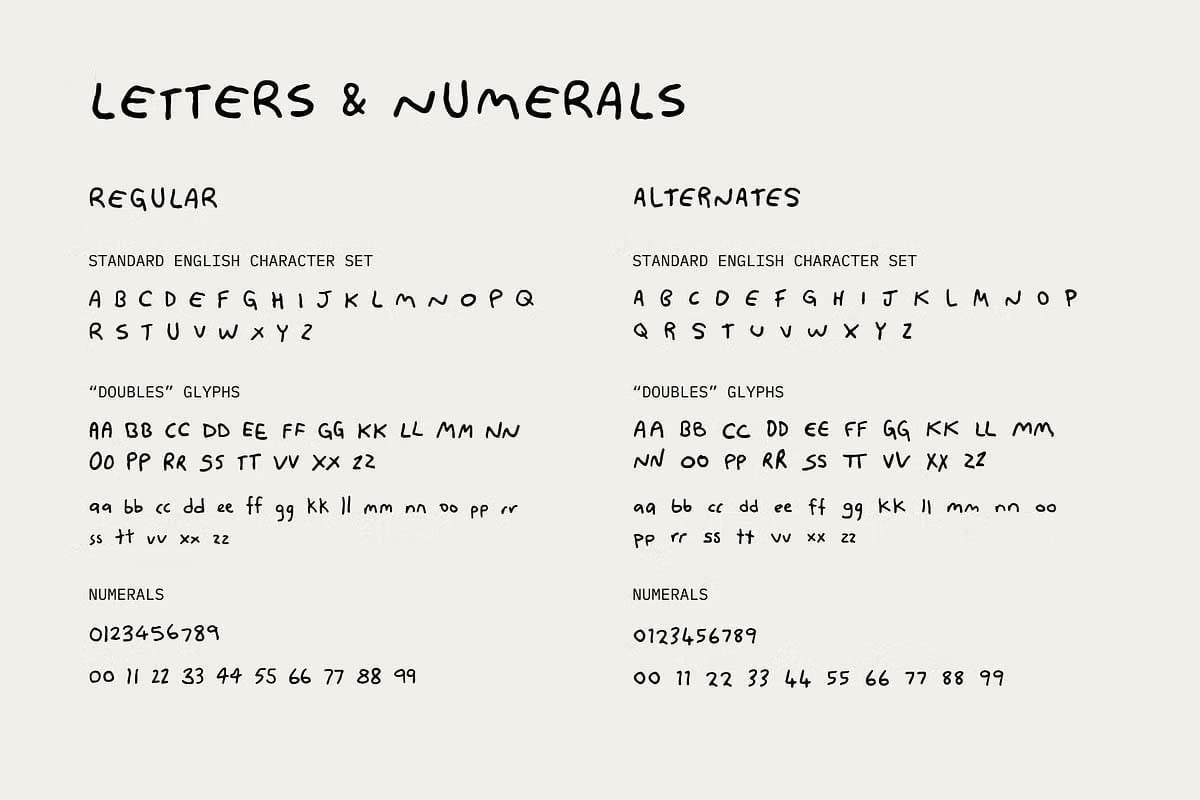 Ugly Dave Bad Handwriting Font pic4