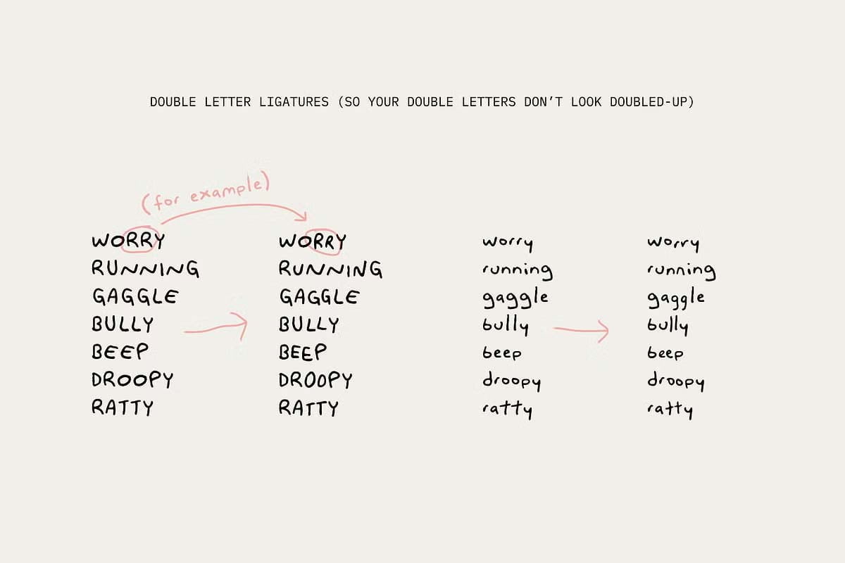 Ugly Dave Bad Handwriting Font pic6