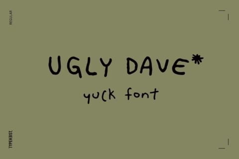 Ugly Dave Bad Handwriting Font 14 Ugly Dave Bad Handwriting Font Free Download