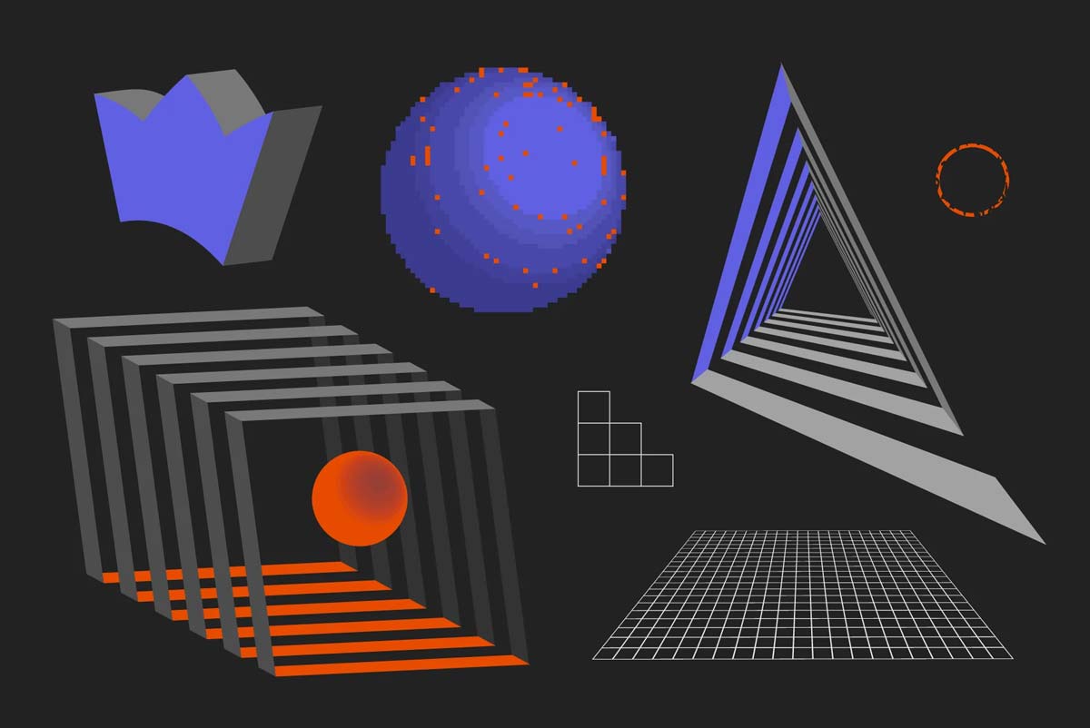 90 Vector Texture Shapes pic2