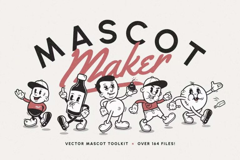 Mascot Maker Vector Mega Bundle 6685418 10 Mascot Maker Vector Mega Bundle 6685418 pic1