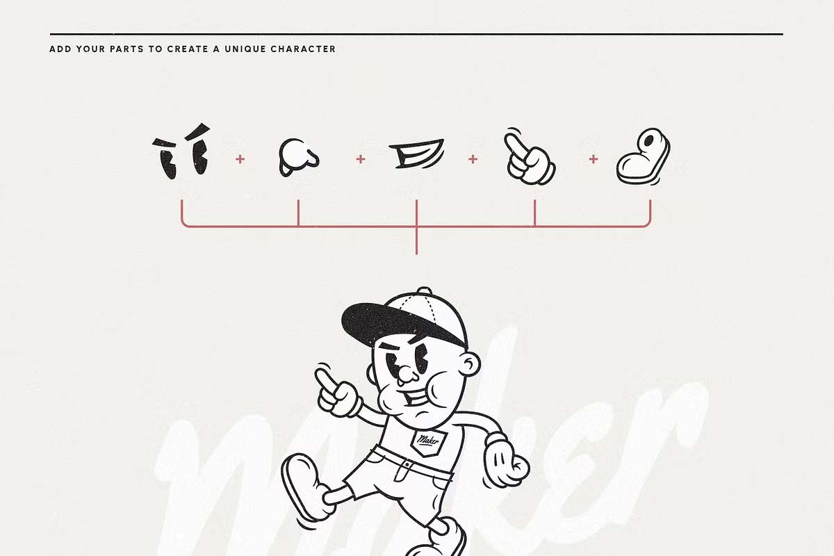 Mascot Maker Vector Mega Bundle 6685418 pic2