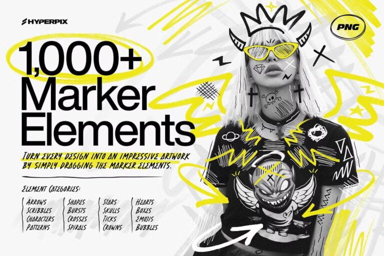 Hyper Marker - 1000+ Marker Elements 13 Hyper Marker 1000 Marker Elements