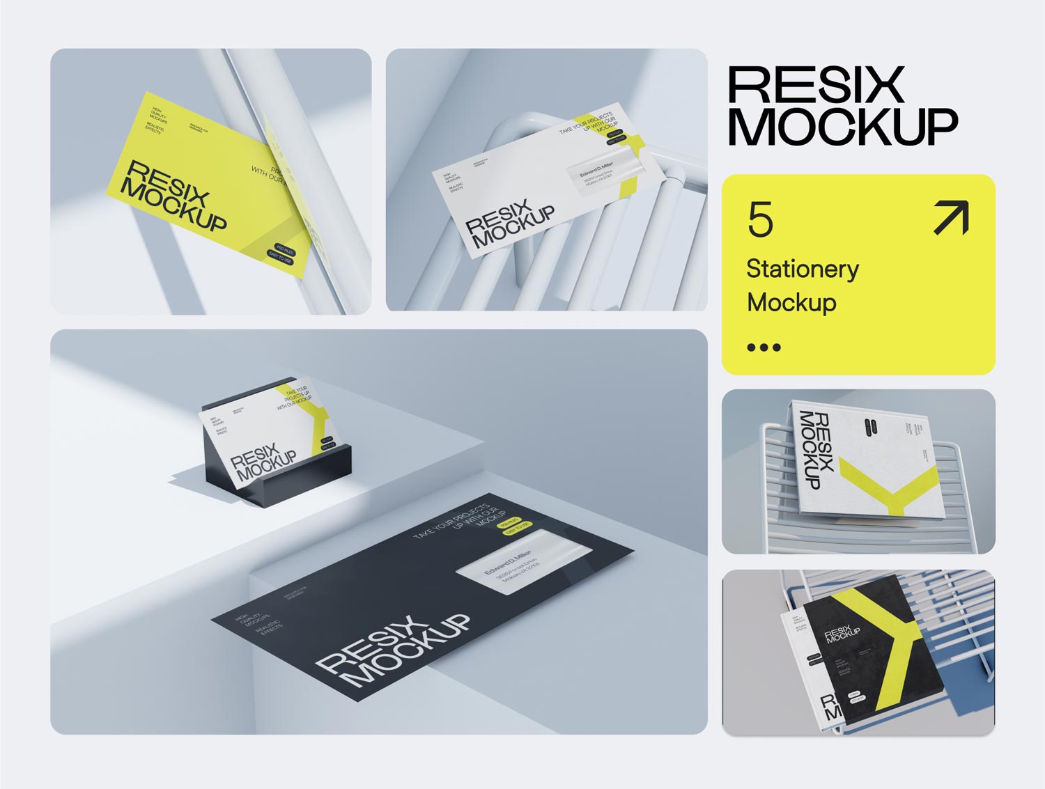 Resix - Clean Style Branding Mockup Bundle pic4